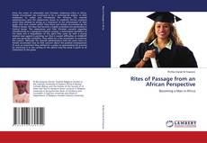 Portada del libro de Rites of Passage from an African Perspective