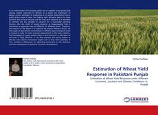 Buchcover von Estimation of Wheat Yield Response in Pakistani Punjab