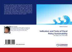 Capa do livro de Indicators and Tests of Fiscal Policy Sustainability 