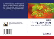 Buchcover von "On Some Chaotic Complex Nonlinear Systems"