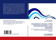 Buchcover von A Qualitative Analysis of the Similarity Boundary Layer Equations