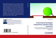 Couverture de Instructional Strategies Integrating Cognitive Style Construct