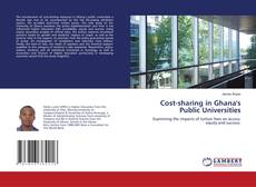 Capa do livro de Cost-sharing in Ghana's Public Universities 