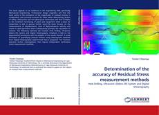 Couverture de Determination of the accuracy of Residual Stress measurement methods