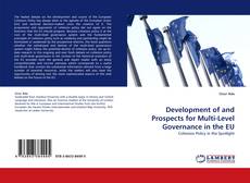 Capa do livro de Development of and Prospects for Multi-Level Governance in the EU 