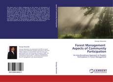 Forest Management   Aspects of Community Participation kitap kapağı