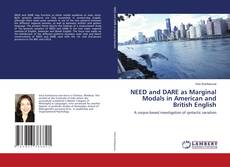 Borítókép a  NEED and DARE as Marginal Modals in American and British English - hoz