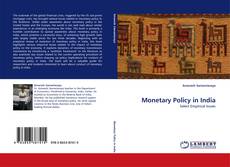 Monetary Policy in India kitap kapağı