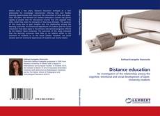 Capa do livro de Distance education 