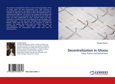 Decentralization in Ghana kitap kapağı