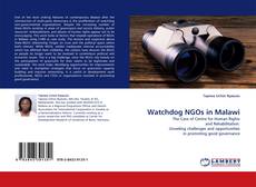 Couverture de Watchdog NGOs in Malawi