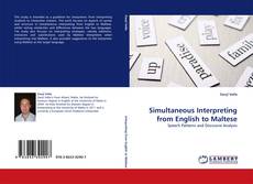 Portada del libro de Simultaneous Interpreting from English to Maltese