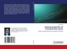 Couverture de Scaling properties of financial time series