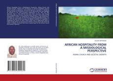 Capa do livro de AFRICAN HOSPITALITY FROM A MISSIOLOGICAL PERSPECTIVE 