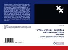 Couverture de Critical analysis of presenting adverbs and adverbial elements