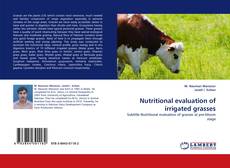 Copertina di Nutritional evaluation of irrigated grasses