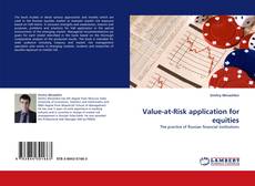 Buchcover von Value-at-Risk application for equities
