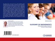 Capa do livro de GLOSSARY OF MATHEMATICS 