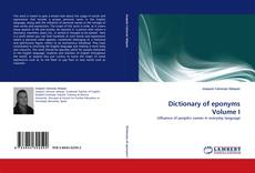 Copertina di Dictionary of eponyms Volume I