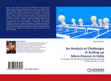 An Analysis of Challenges in Scaling up Micro-Finance in India kitap kapağı