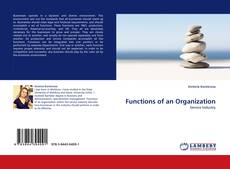 Couverture de Functions of an Organization