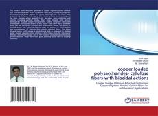 Copertina di copper loaded polysaccharides- cellulose fibers with biocidal actions