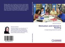 Buchcover von Motivation and Interest in Reading