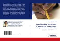 Buchcover von A philosophical exploration of democratic participation