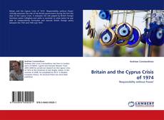 Capa do livro de Britain and the Cyprus Crisis of 1974 