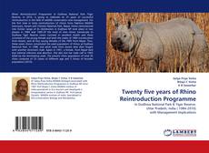 Twenty five years of Rhino Reintroduction Programme kitap kapağı