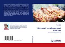 Copertina di Non-meat proteins as meat extender