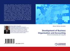 Couverture de Development of Business Organization and Accounting