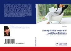 Capa do livro de A comparative analysis of subtitling strategies 