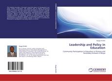 Buchcover von Leadership and Policy in Education
