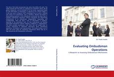 Capa do livro de Evaluating Ombudsman Operations 