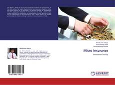 Bookcover of Micro insurance