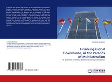 Capa do livro de Financing Global Governance, or the Paradox of Multilateralism 