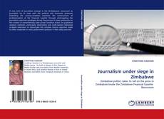 Capa do livro de Journalism under siege in Zimbabwe 