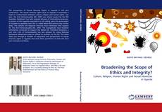 Buchcover von Broadening the Scope of Ethics and Integrity?
