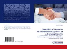 Buchcover von Evaluation of Customer Relationship Management of a Growing Industry