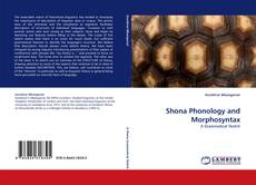 Portada del libro de Shona Phonology and Morphosyntax