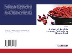 Portada del libro de Analysis of Swedish consumers' attitude to Chinese food