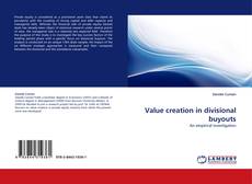 Capa do livro de Value creation in divisional buyouts 