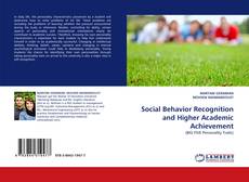 Bookcover of Social Behavior Recognition and Higher Academic Achievement