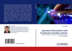 Portada del libro de Quantum Information with Continuous Variable systems