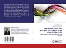 Buchcover von Implementation and Analysis Requirements of Ultra-Lightweight