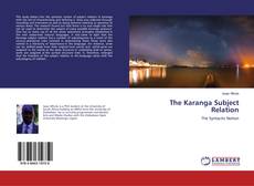 Bookcover of The Karanga Subject Relation