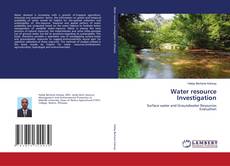 Capa do livro de Water resource Investigation 