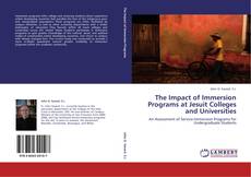Обложка The Impact of Immersion Programs at Jesuit Colleges and Universities