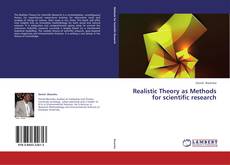 Bookcover of Realistic Theory as Methods for scientific research